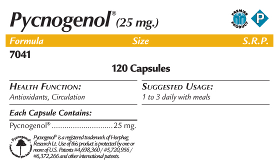 Pycnogenol ® 25mg Douglas Laboratories 7041