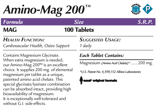 Magnesium (Amino Acid Chelate) Douglas MedcioService Herdorf, Magnesium (Amino Acid Chelate) zu versserten Aufnahme