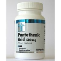 PantothenicAcid 500mg Douglaslabs