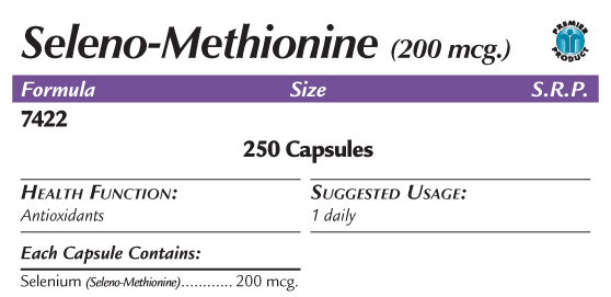 Seleno - Methionine 200mcg Douglas Laboratories 7422