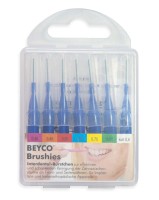Brushie Interdentalbürsten, blau, ISO 3, 7 Stück kpl. mit Griff-Schutzkappen Brushie Interdentalbürsten, blau, ISO 3, 7 Stück kpl. mit Griff-Schutzkappen