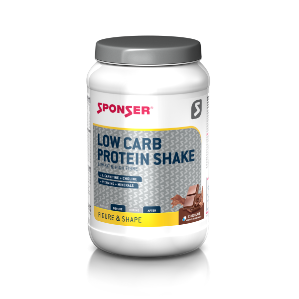 Sponser Low Carb Protein Shake, CHOCOLATE (550 g)