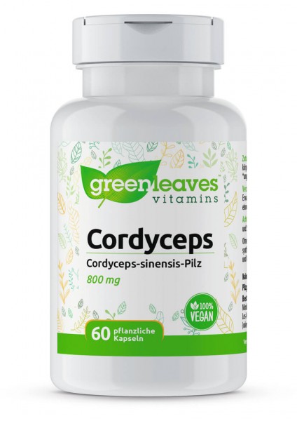 Cordyceps 800mg Greenleaves