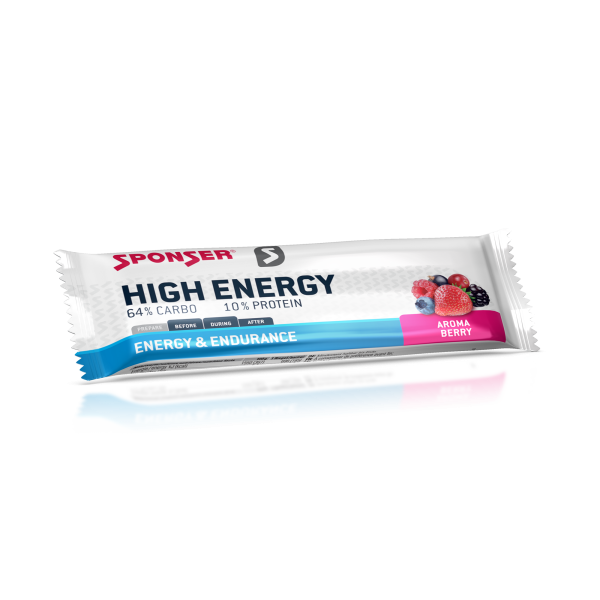 Sponser High Energy Bar, BERRY Display (30 x 45 g)
