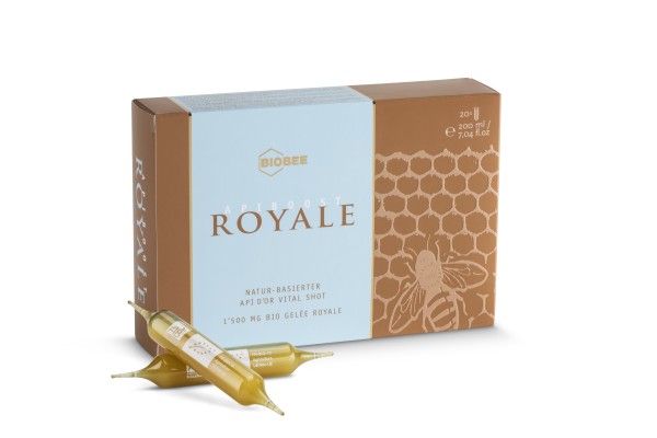 BIO ApiBoost® Gelée Royale Trinkampullen – aus kontrollierter BIO-Imkerei