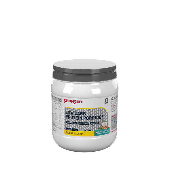 Sponser Low Carb Protein Porridge, ALMOND COCONUT (540 g)