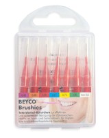 Brushie Interdentalbürsten, rot, ISO 2, 7 Stück kpl. mit Griff-Schutzkappen Brushie Interdentalbürsten, rot, ISO 2, 7 Stück kpl. mit Griff-Schutzkappen