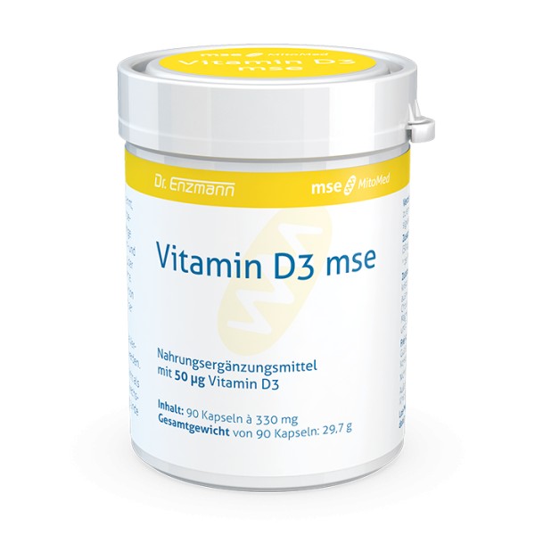 Vitamin D3 mse 2.000 I.E. (50 µg), 90 Kapseln