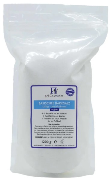 Basisches Badesalz 1200g Nachfüllbeutel