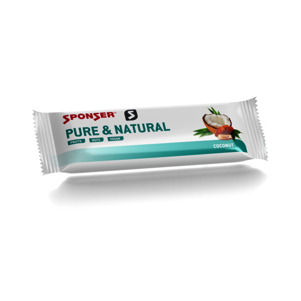 Sponser Pure & Natural, COCONUT Display (25 x 50 g)