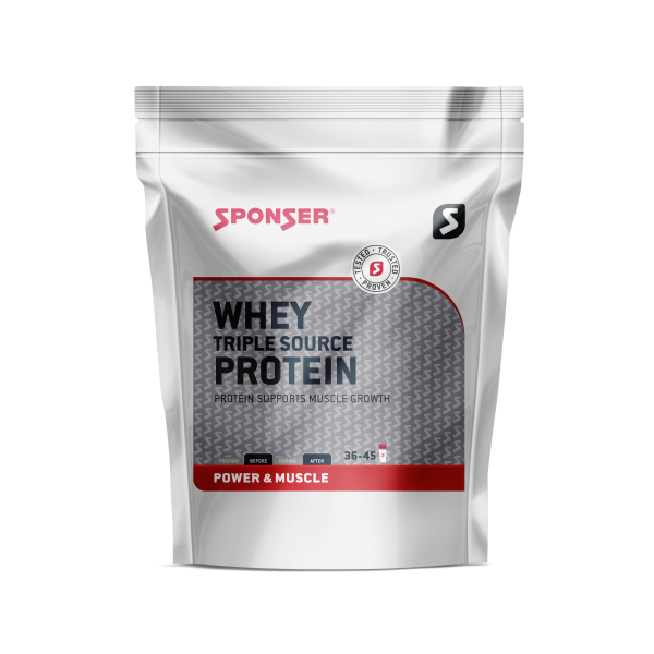 Sponser Whey TripleSource, CHOCOLAT Beutel (500 g)