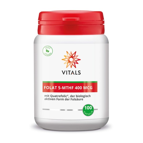 Folat 5-MTHF 400 mcg von VITALS