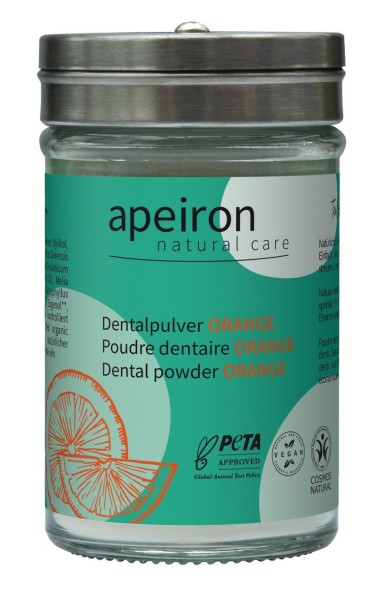 Apeiron Dentalpulver Orange Natural Care