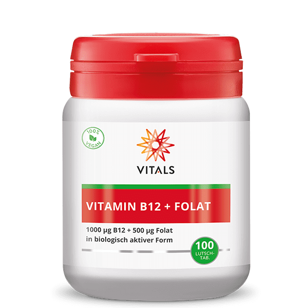 Vitamin B12 mit Folat von VITALS