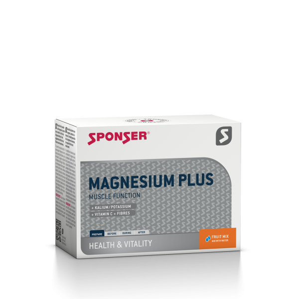 Sponser Magnesium Plus, FRUITMIX Display (20 x 6.5 g)