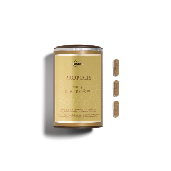 Propolis Kapseln – natürliches Bienenprodukt mit Inulin (100 Kapseln)