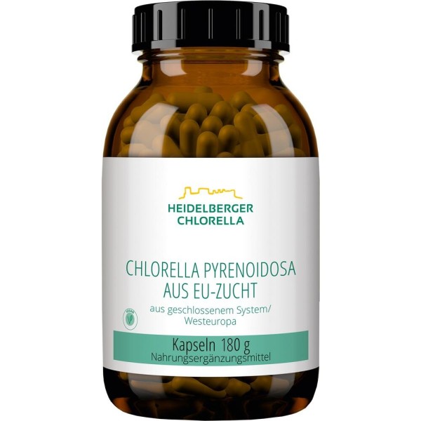 Chlorella Pyrenoidosa aus EU-Zucht Kapseln 180g