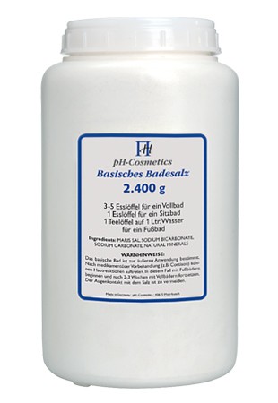 Basisches Badesalz 2400g - Dose