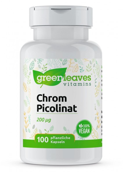 Chrom 200mcg Picolinate Greenleaves