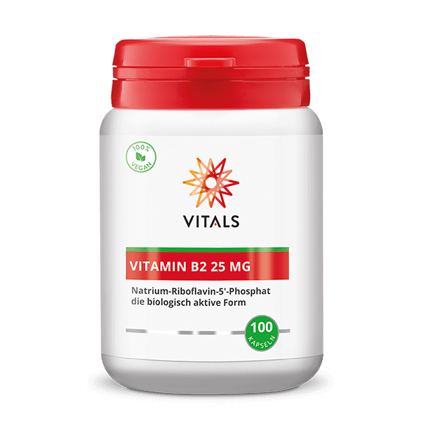 Vitamin B2 25 mg von VITALS