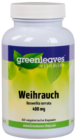 2 Kapseln (Verzehrempfehlung) enthalten: Weihrauch (Boswellia serrata) 800 mg Zutaten: Weihrauchextrakt (Boswellia serrata), (65% Boswelsäure);